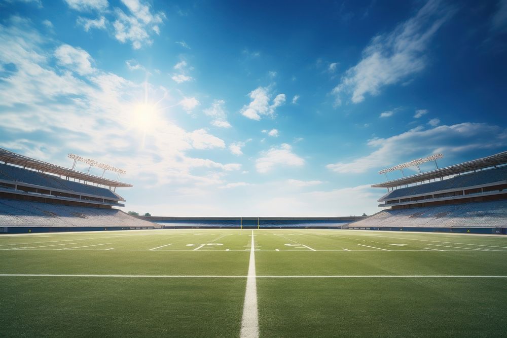 Football stadium sports field. | Premium Photo - rawpixel