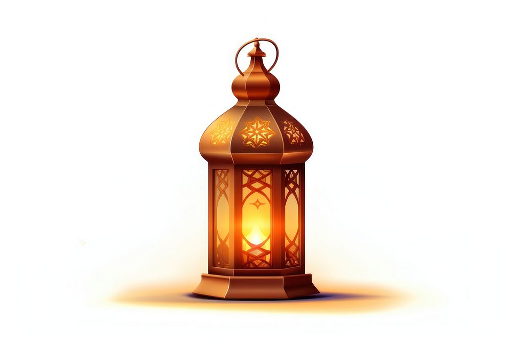 Lamp lantern white background architecture. AI generated Image by rawpixel.