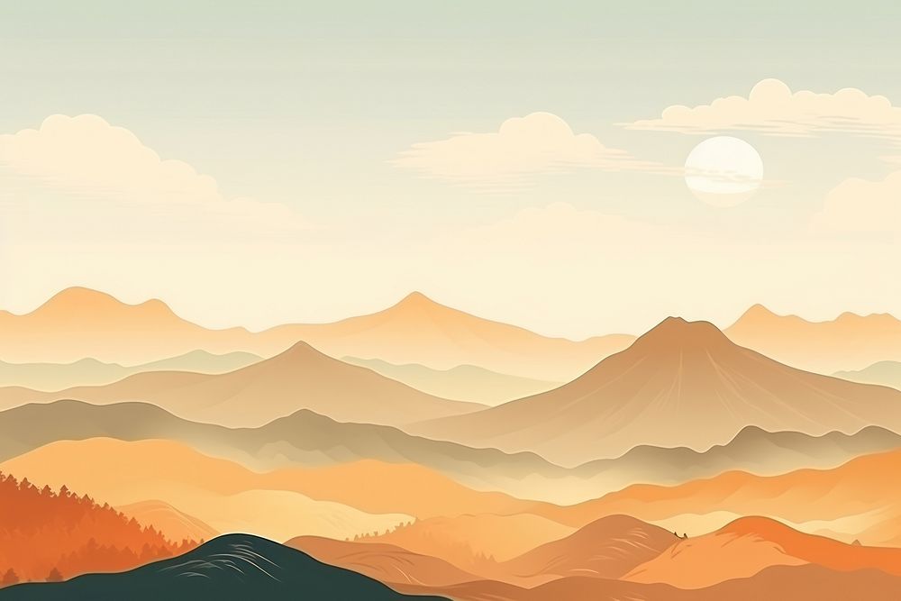 Mountains mountain backgrounds landscape. AI generated Image by rawpixel.