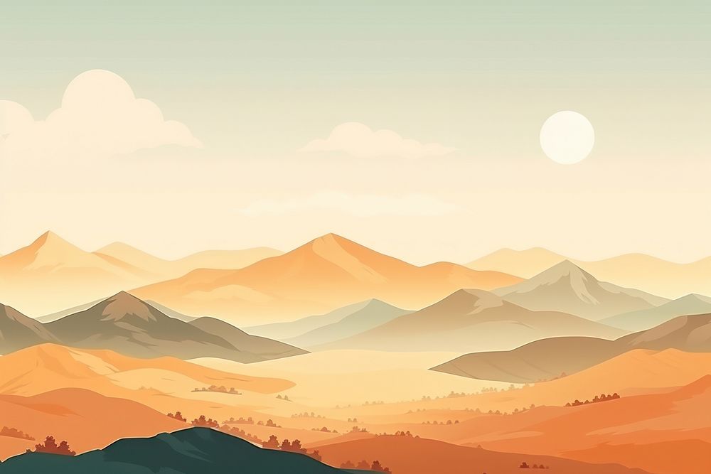 Mountains mountain backgrounds landscape. AI generated Image by rawpixel.