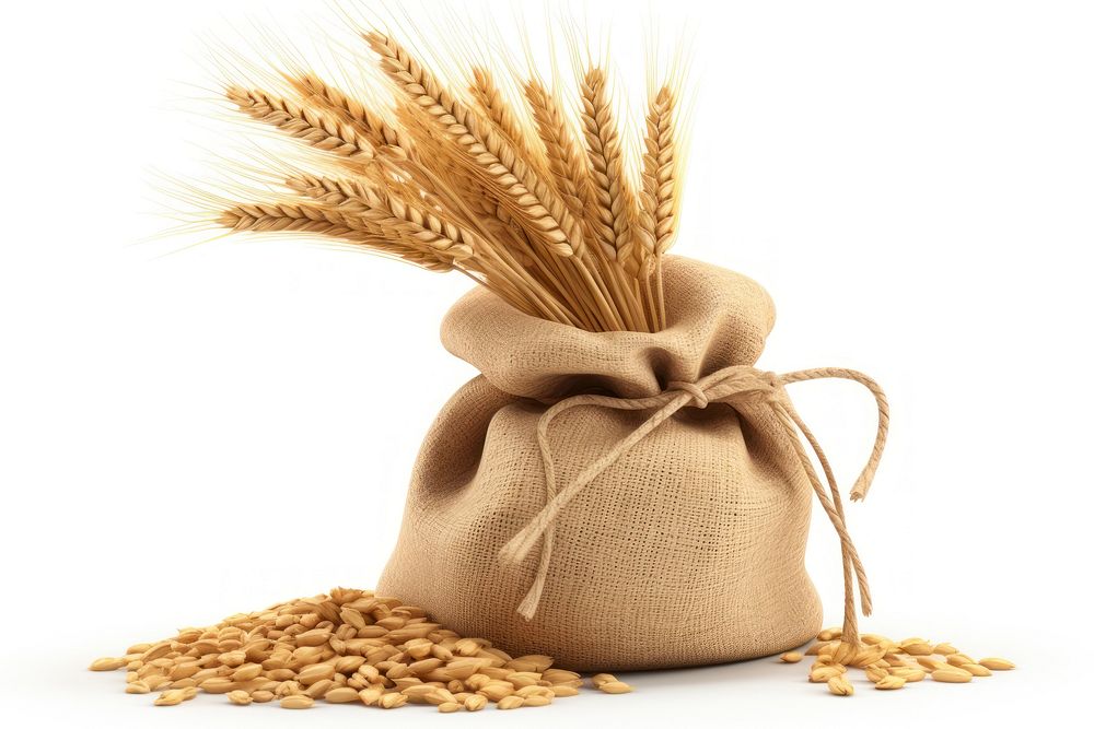 Wheat food bag agriculture. AI generated Image by rawpixel.