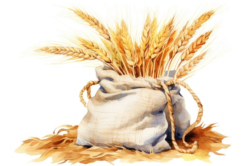 Wheat harvest sack food. AI generated Image by rawpixel.