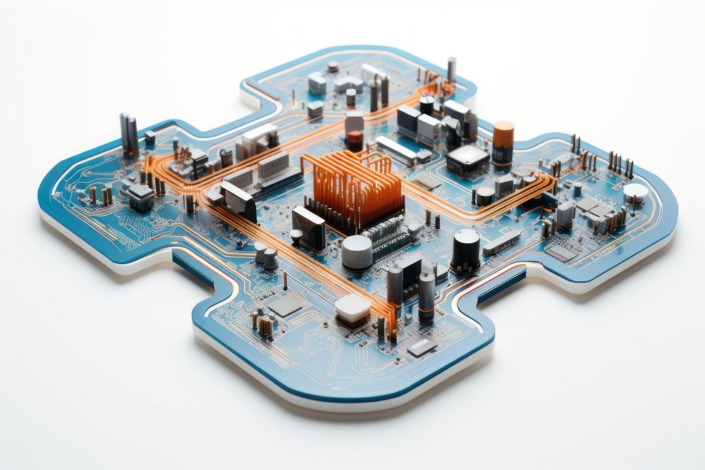 Circuit diagram architecture electronics technology. | Free Photo ...
