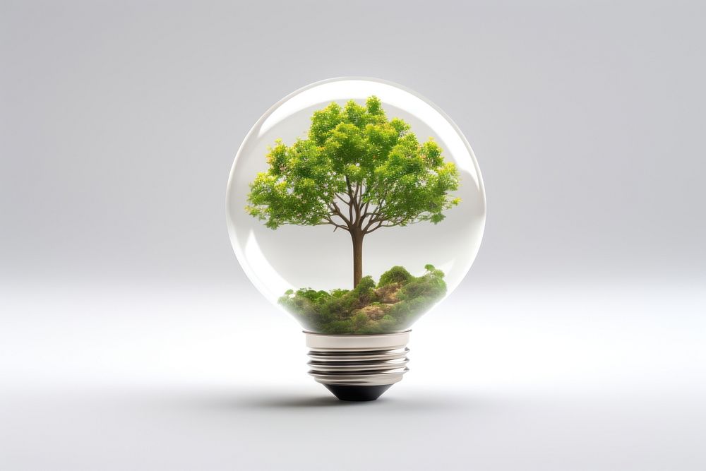 3d illustration energy light green. AI generated Image by rawpixel.