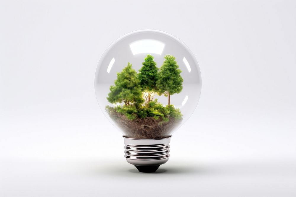 3d illustration energy light green. AI generated Image by rawpixel.