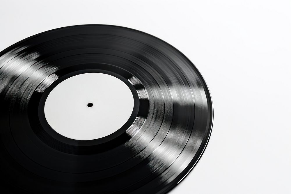 Vinyl record white background vinyl record gramophone.