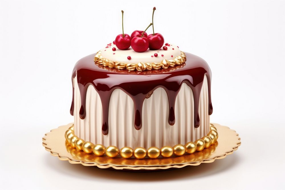 Luxury cake dessert icing cream. AI generated Image by rawpixel.