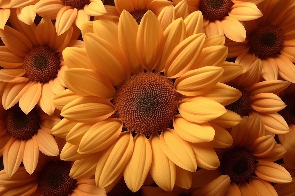 Background sunflower backgrounds petal. AI generated Image by rawpixel.