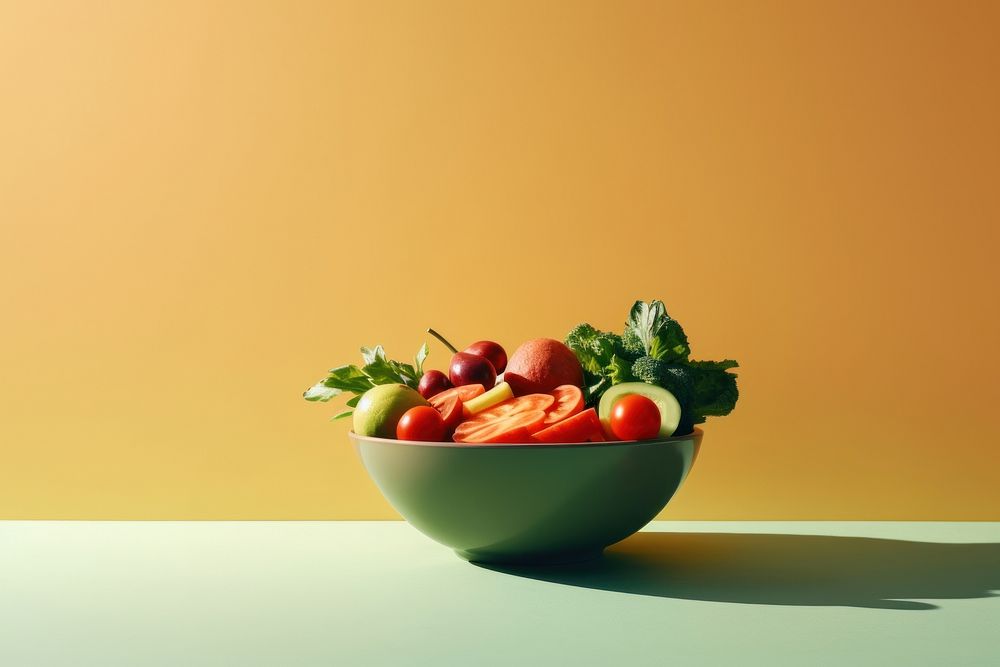 Healthy food vegetable plant bowl. 