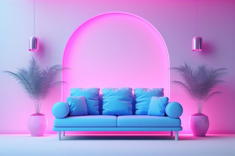 Party architecture furniture cushion. AI generated Image by rawpixel.