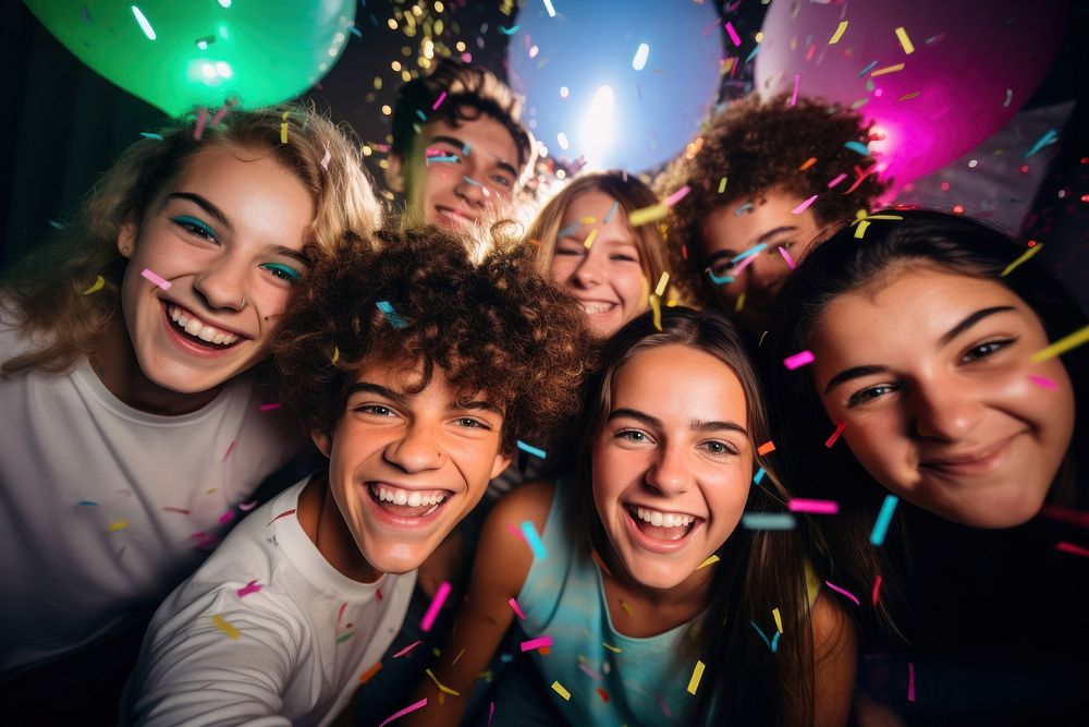 Party teenager adult night. AI generated Image by rawpixel.