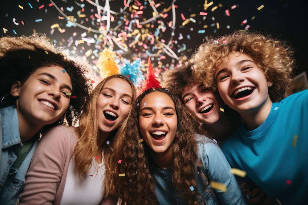 Party laughing adult night. 