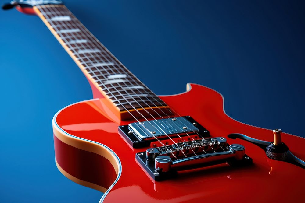 Guitar guitar performance fretboard. AI generated Image by rawpixel.