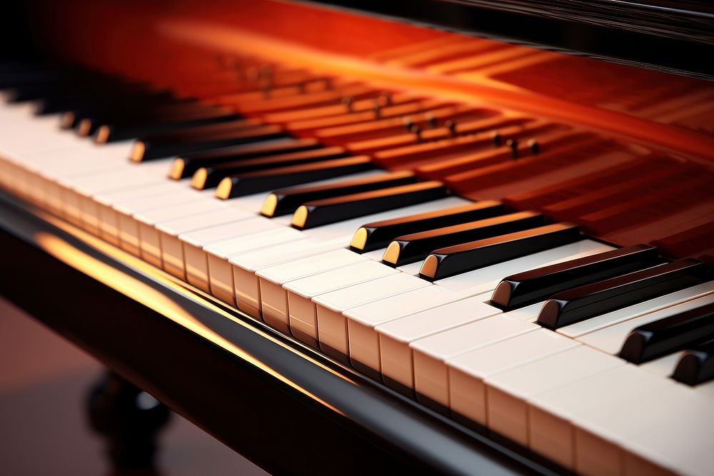 Piano piano keyboard harpsichord. AI generated Image by rawpixel.