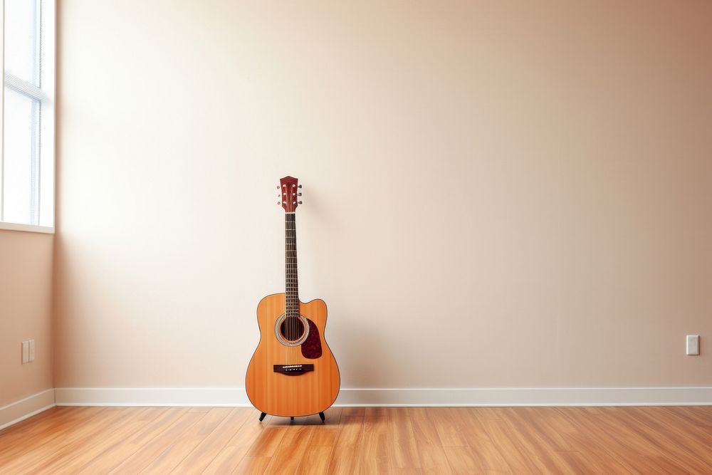 Guitar guitar flooring room. 