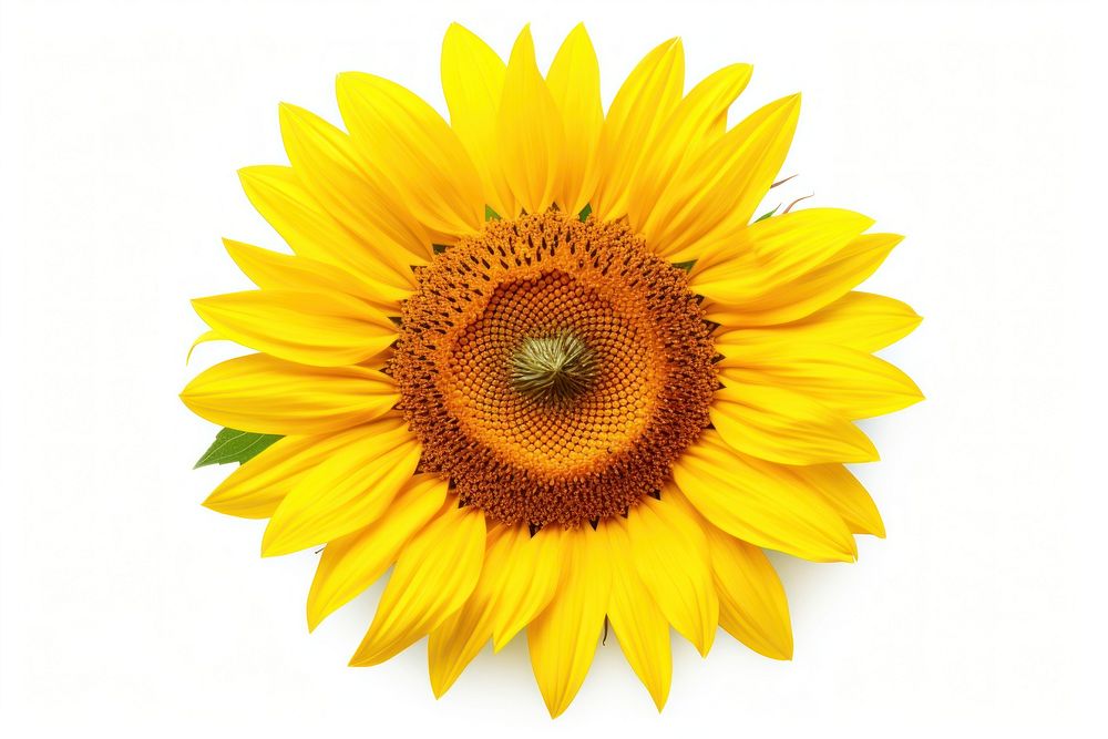 Sun flower sunflower plant white background. AI generated Image by rawpixel.