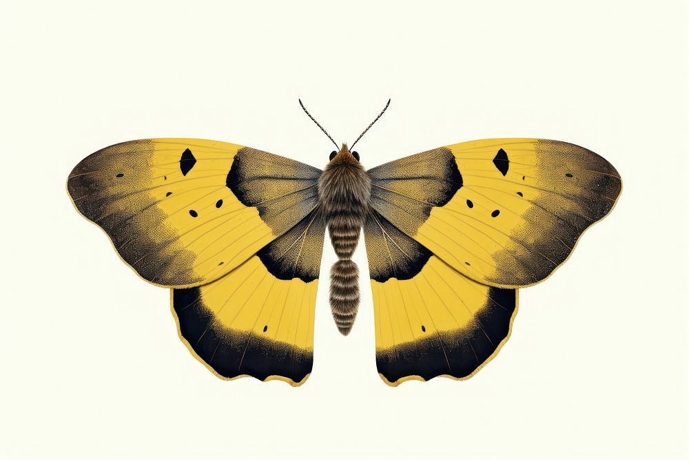 Spongy Moth moth butterfly insect. AI generated Image by rawpixel.