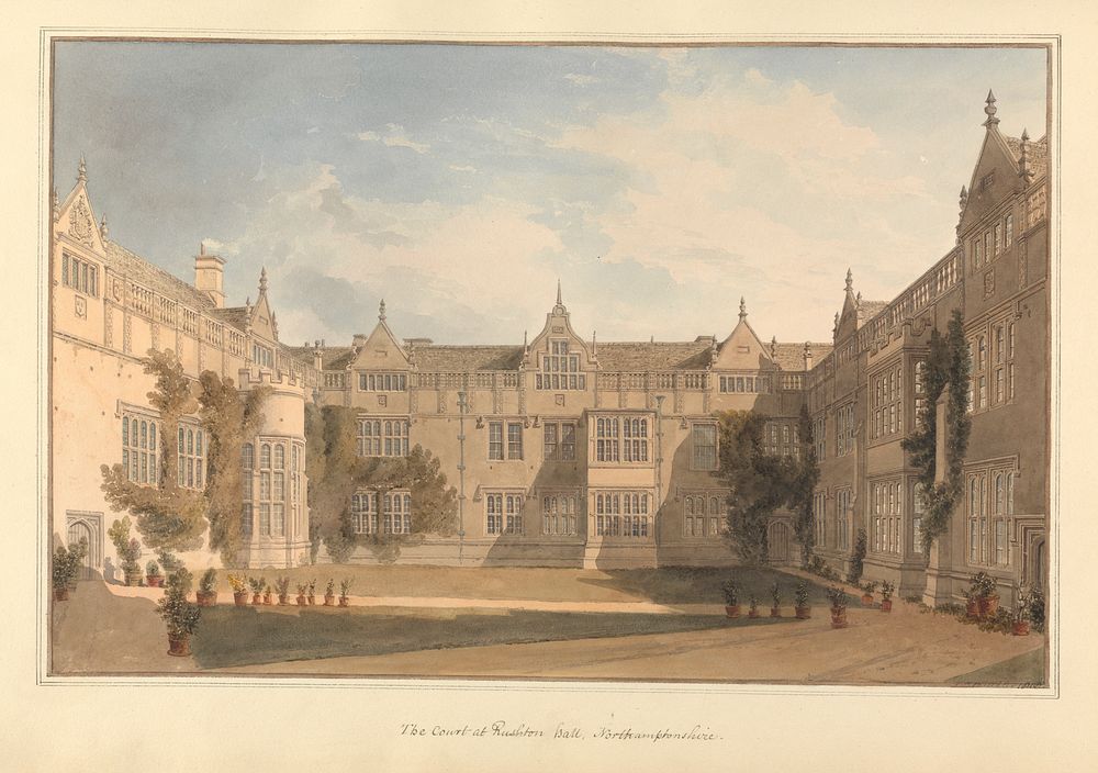 The Court at Rushton hall, Northamptonshire