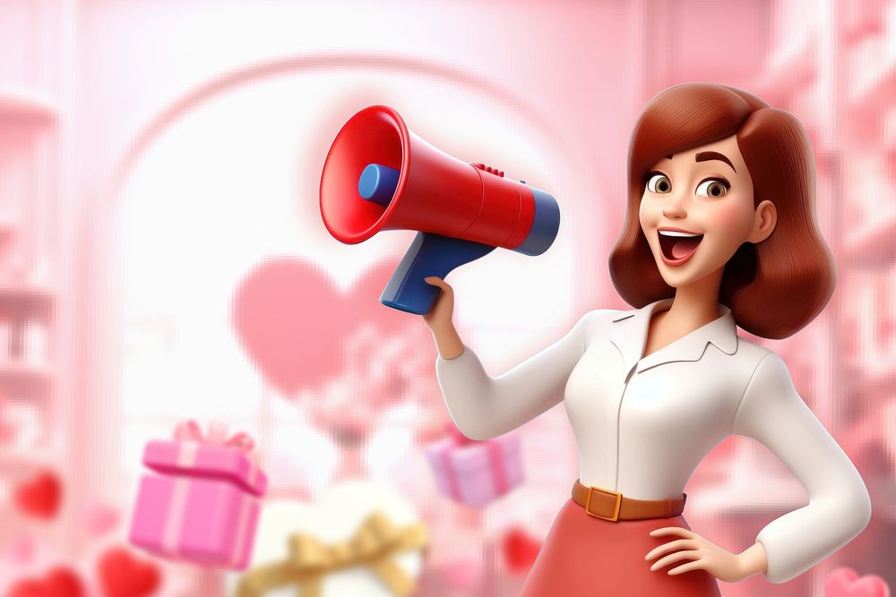 3D Valentine's sales announcement remix
