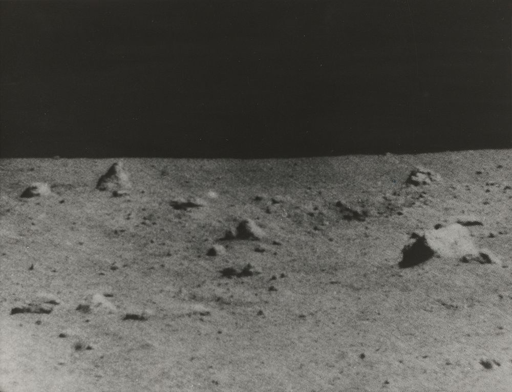 Lunar Surface Photographed by Surveyor V
