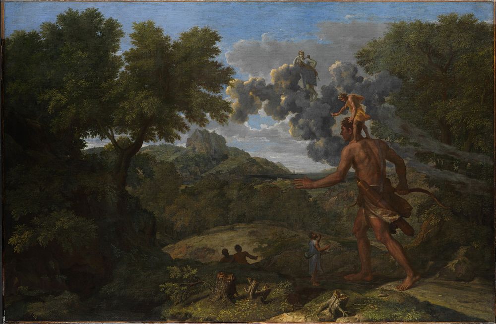 Blind Orion Searching for the Rising Sun by Nicolas Poussin