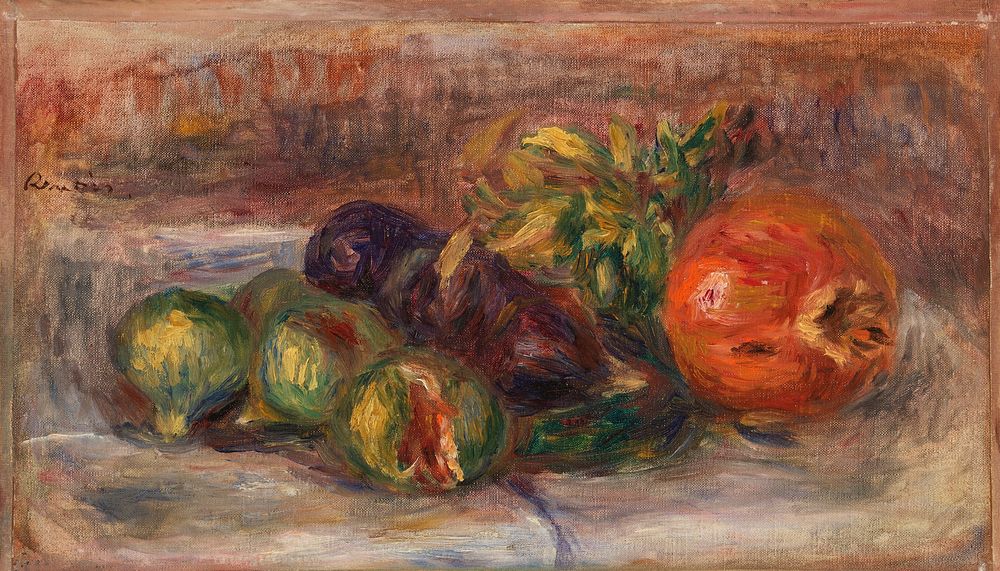 Pomegranate and Figs (Grenade et figues) by Pierre Auguste Renoir