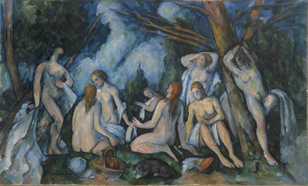 The Large Bathers (Les grandes baigneuses) by Paul Cézanne