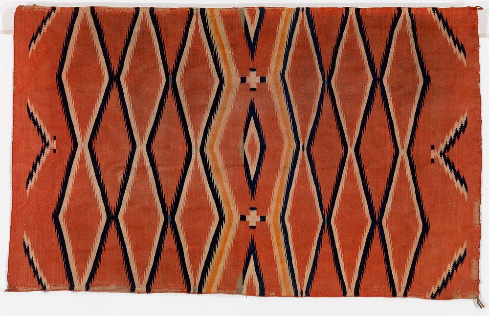 Small Serape or Saddle Blanket by Unidentified Maker