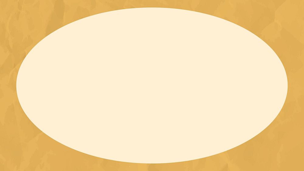Yellow paper textured frame vector