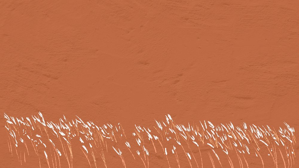 Minimal brown meadow background, acrylic texture design