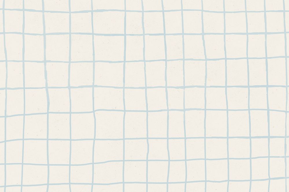 Blue grid hand drawn background