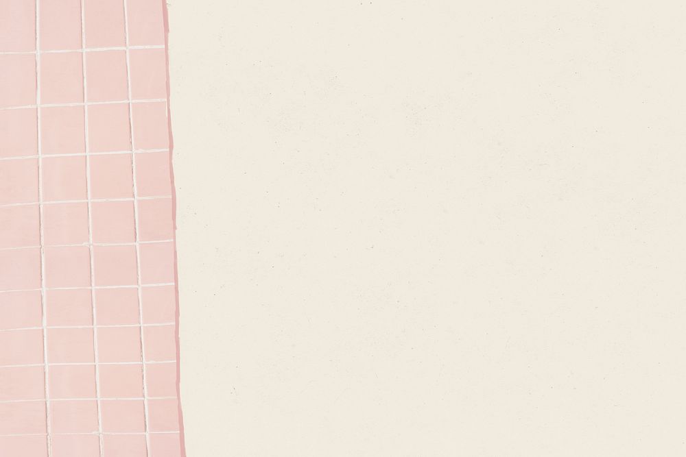 Pink grid tiled border background