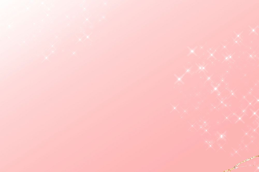 Pink sparkly background, pastel design psd