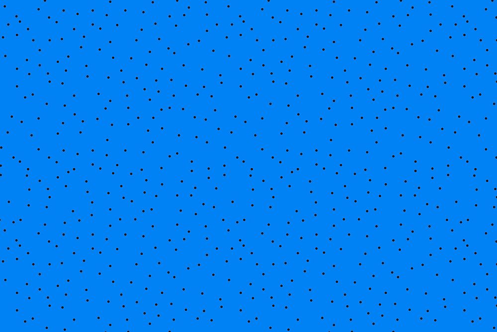Blue polka dot patterned background vector