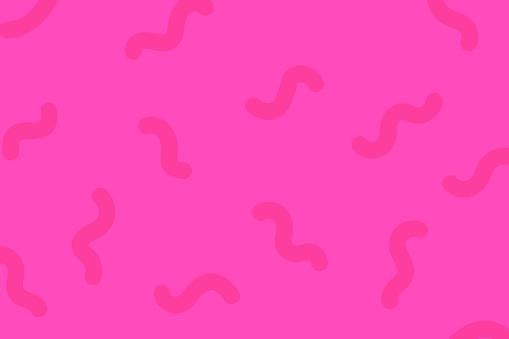 Pink squiggly pattern background