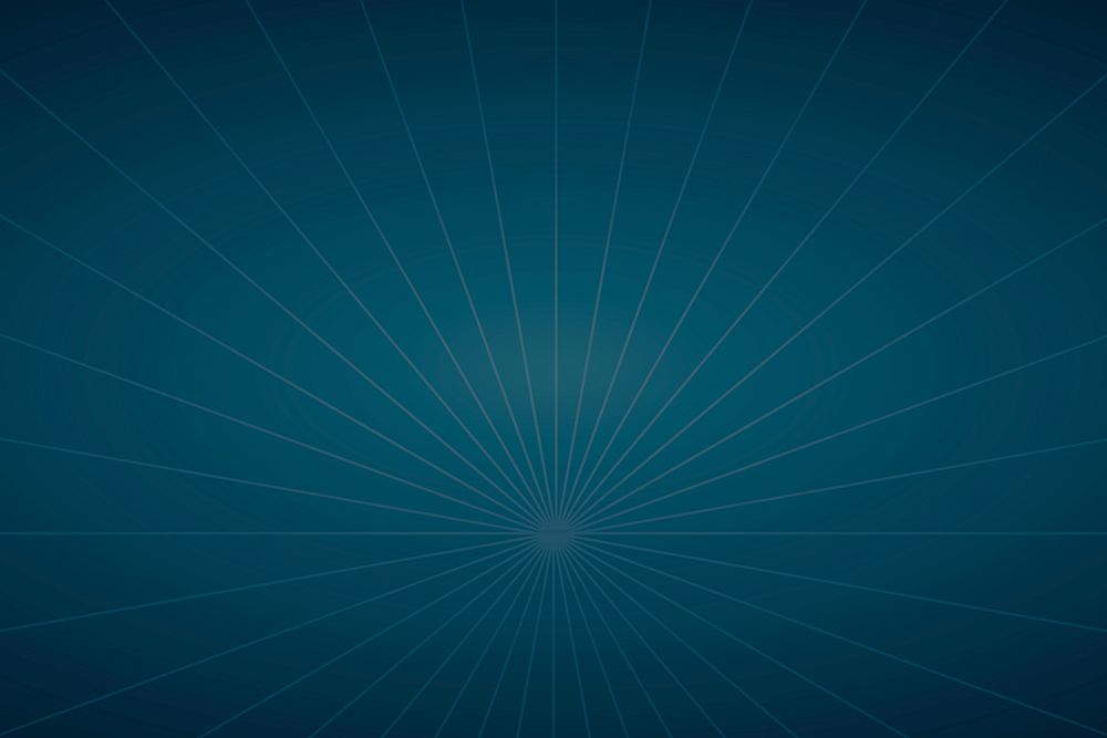 Dark blue sunburst background vector