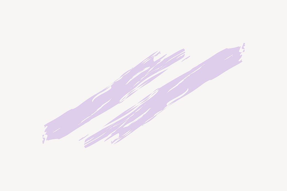 Purple brush strokes vector