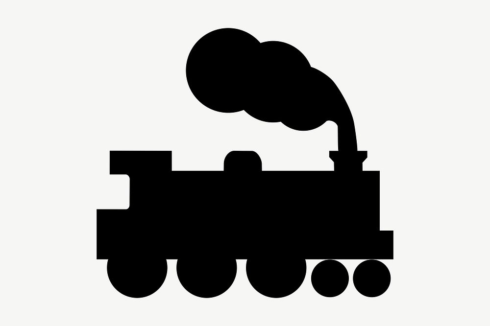 Train illustration psd. Free public domain CC0 image.