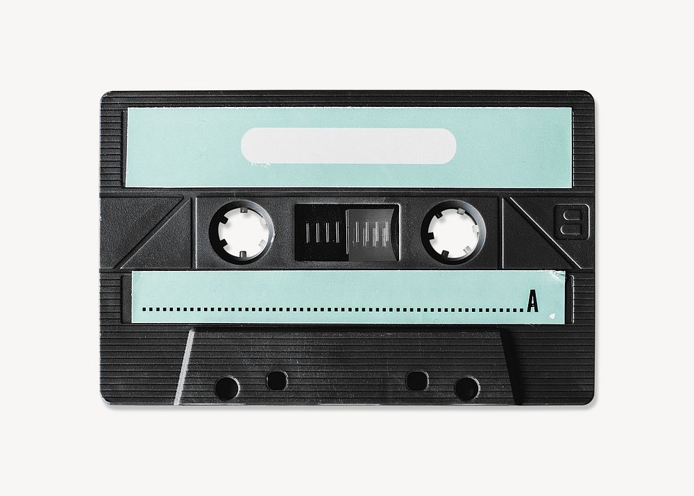 Cassette tape isolated image