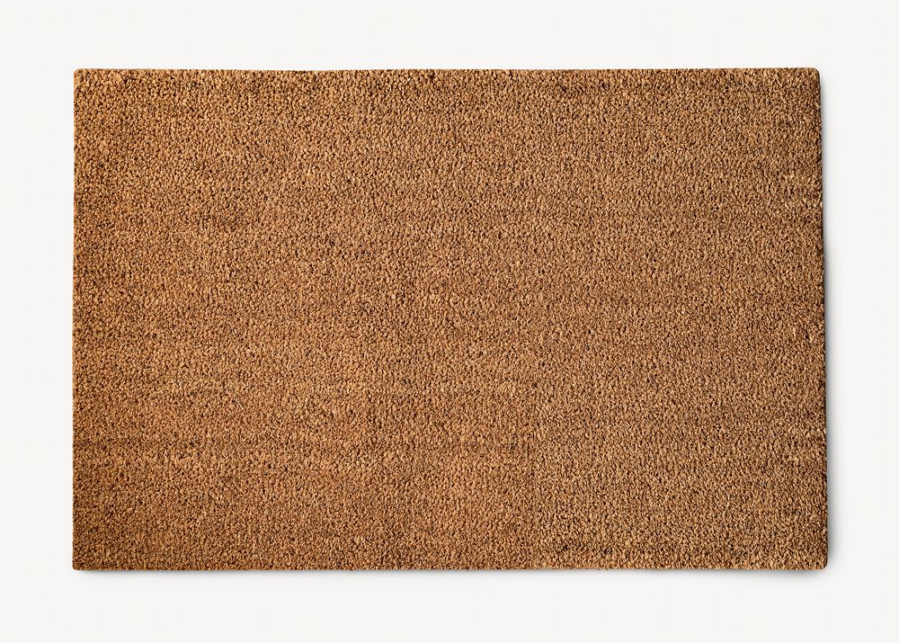Brown doormat, isolated image Premium Photo rawpixel