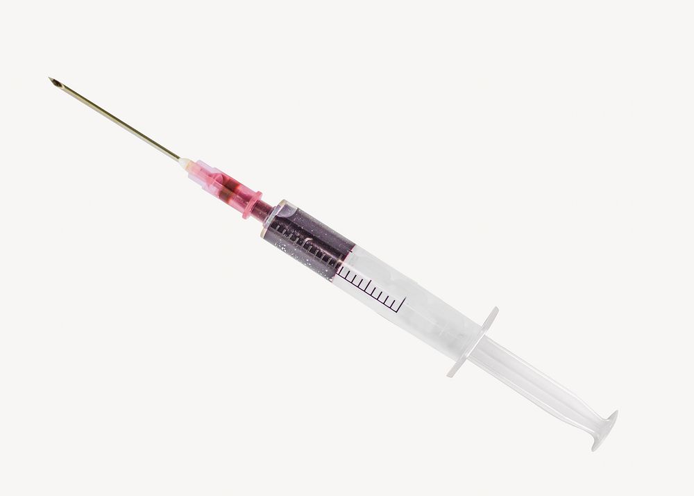 Medical needle, isolated image
