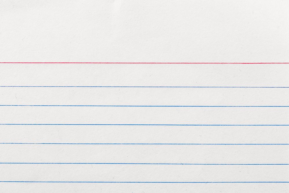 Blue writing lines paper background