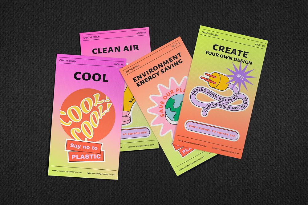 Flyer paper mockup, realistic advertisement psd