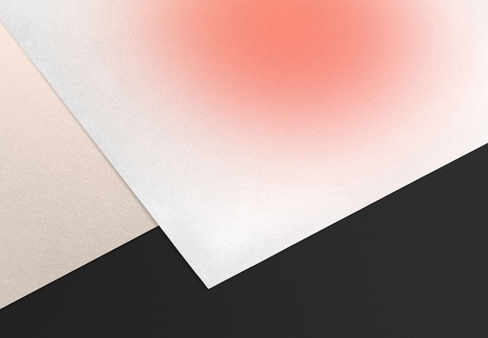 Pink aura poster, letterhead paper with design space