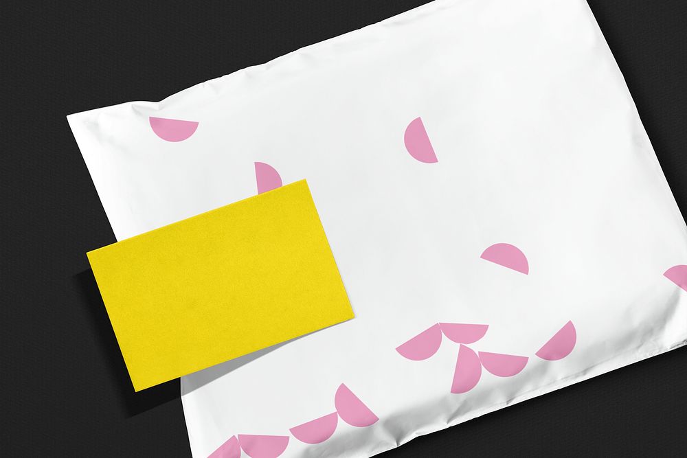 Plastic parcel bag, product packaging design