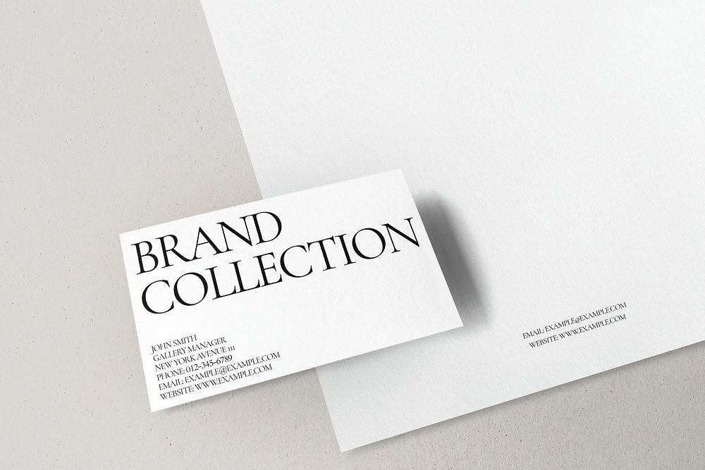 Professional corporate identity mockup, stationery set psd