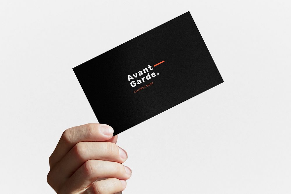 Business card mockup, professional branding identity psd
