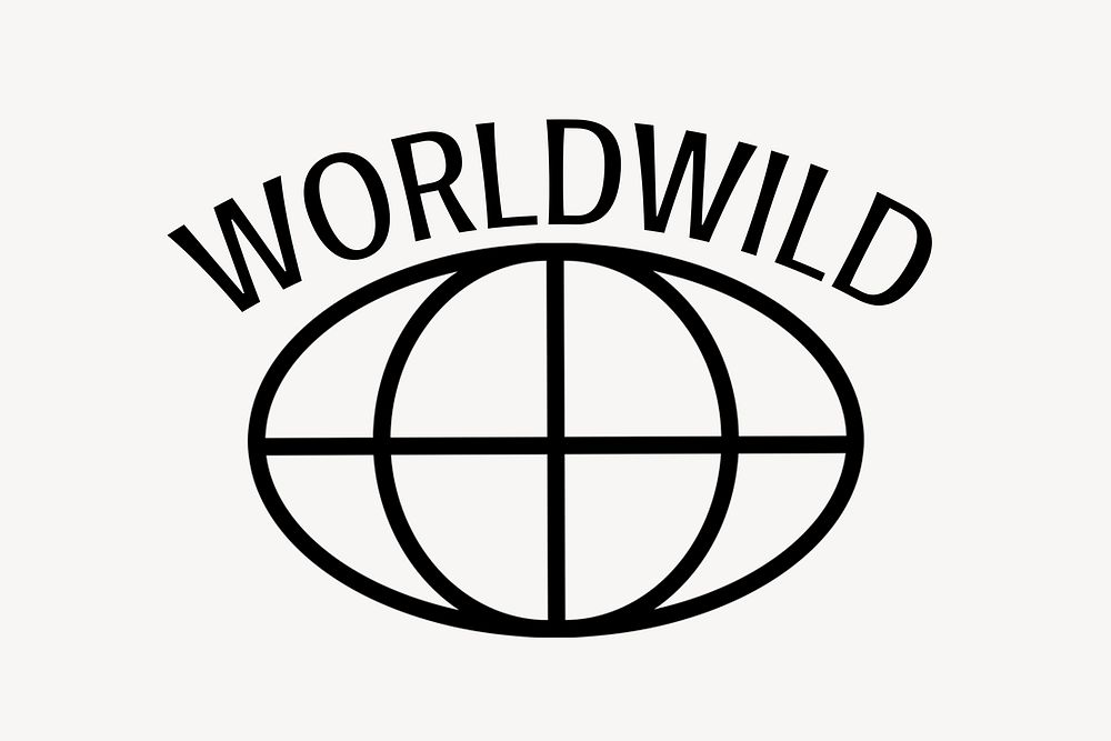 Grid globe business logo psd