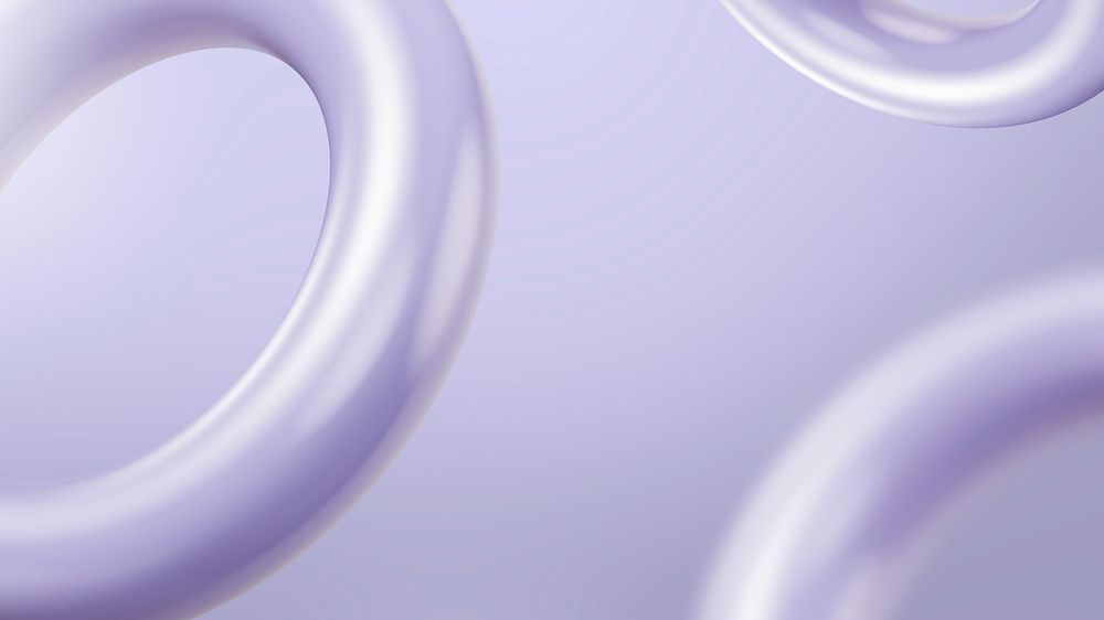 Geometric purple rings desktop wallpaper, digital remix