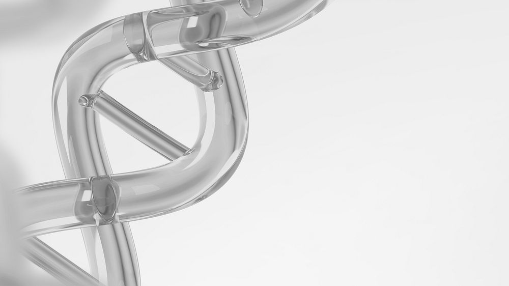 3D science desktop wallpaper, DNA double helix remix psd